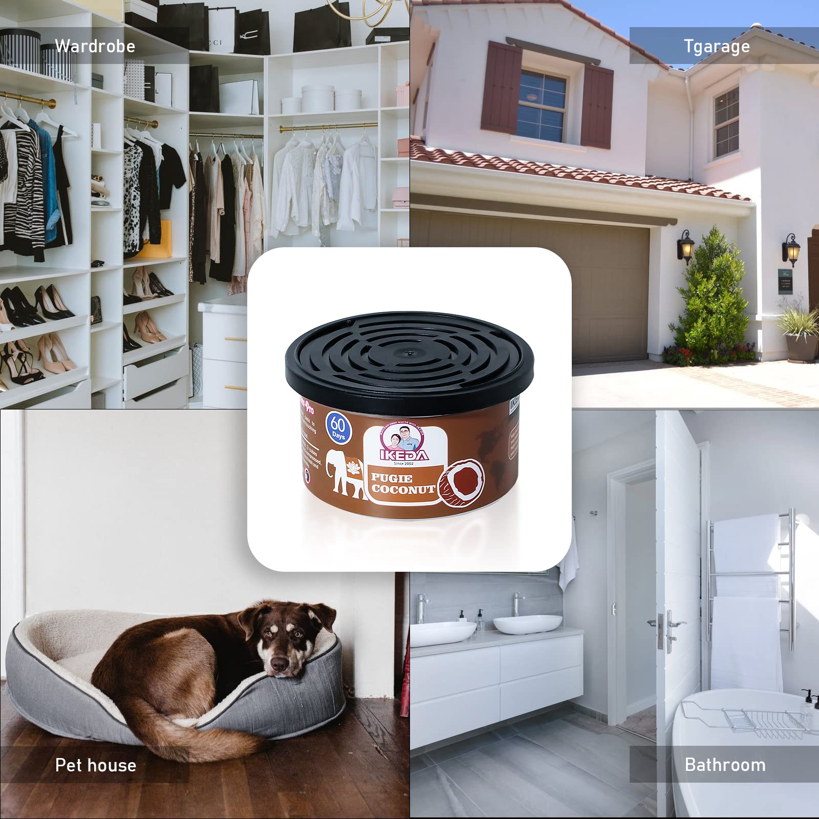 Home Fragrance No 4 - Penyegar Udara Mobil: Aroma Kelapa |