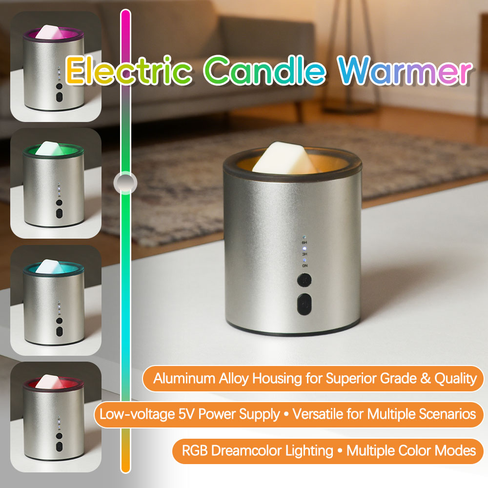 Wax Melt Burner - Pemanas Lilin Logam untuk Aromaterapi Lilin