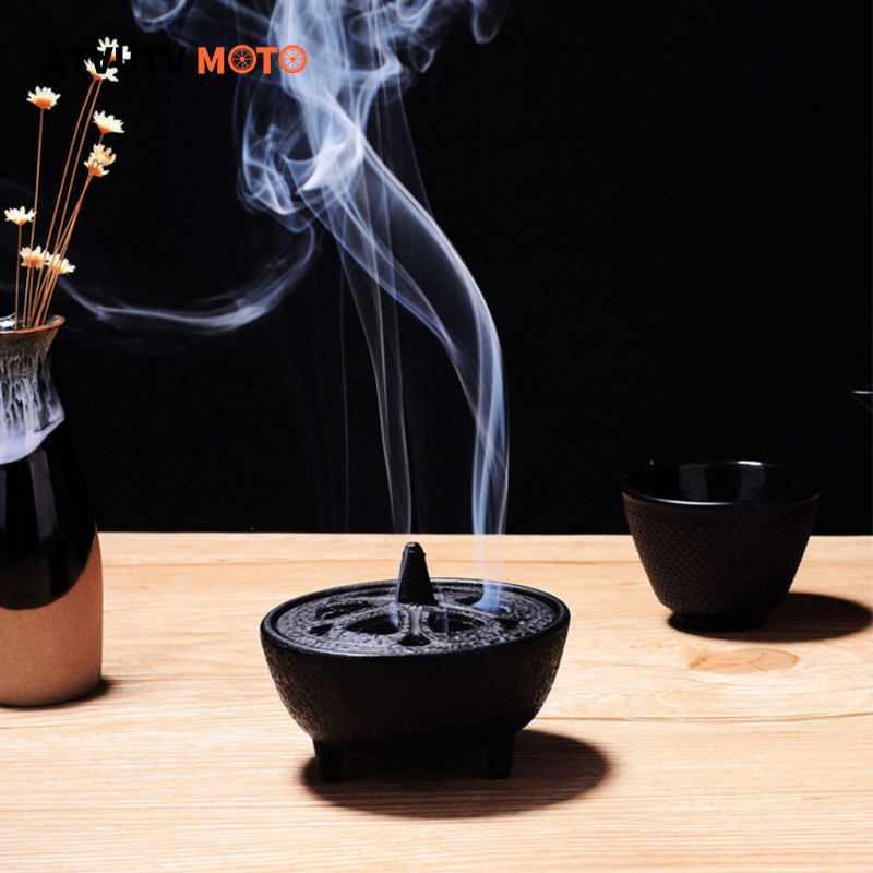 Smokeless Incense Stick - Kompor asap dupa besi cor Mini,