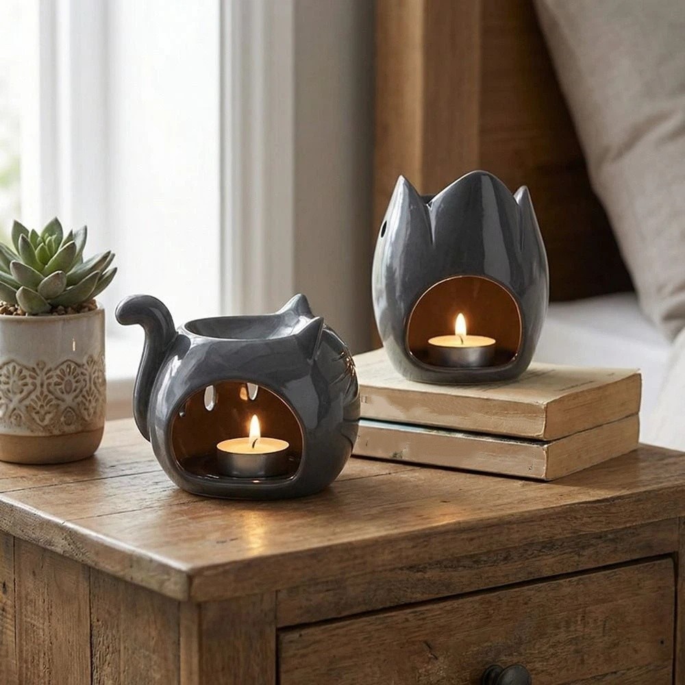 Wax Melt Burner - Pembakar Dupa Keramik Bentuk Hewan Kartun