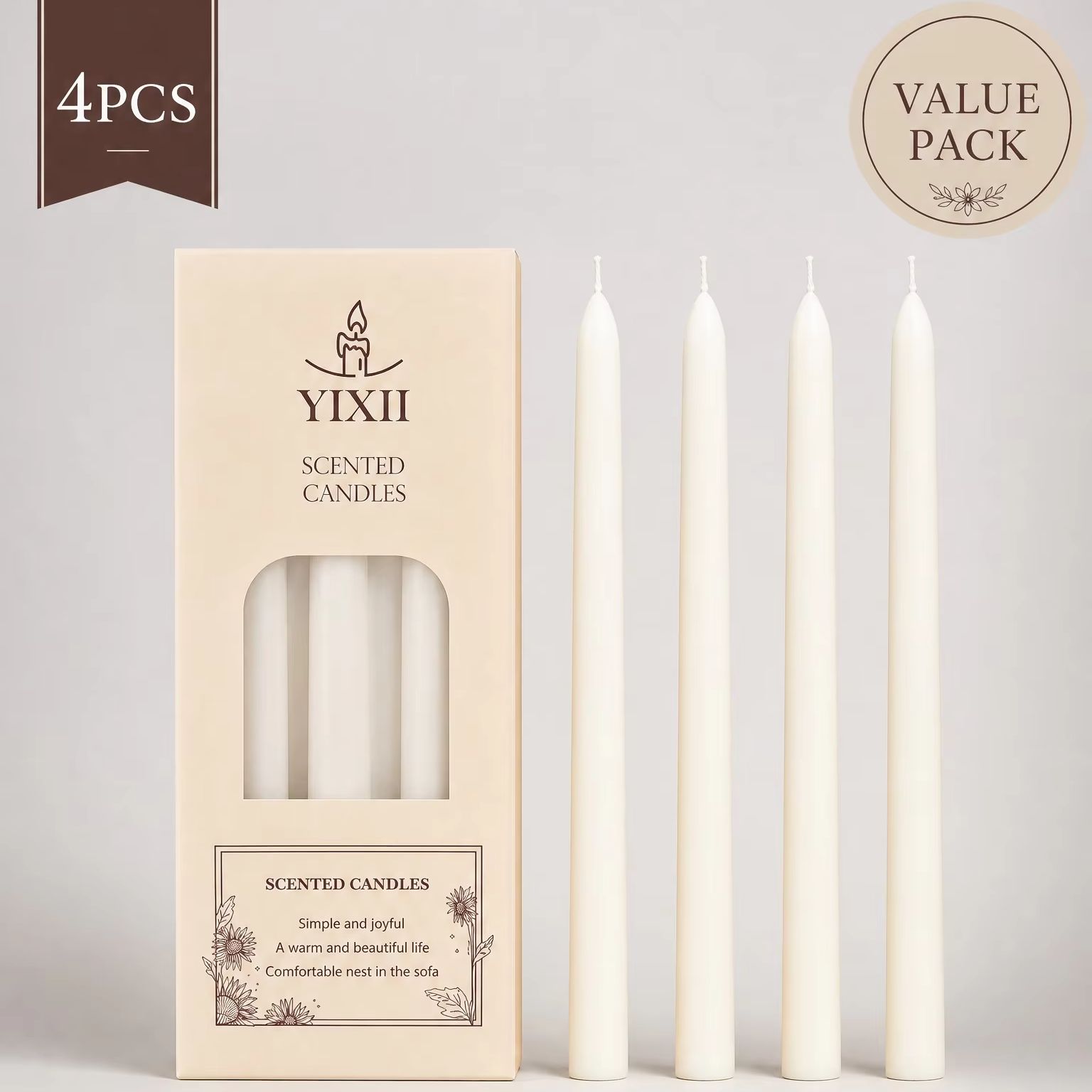 4 Buah Lilin Aromaterapi Berga - Home Fragrance No 4 ulasan dan harga
