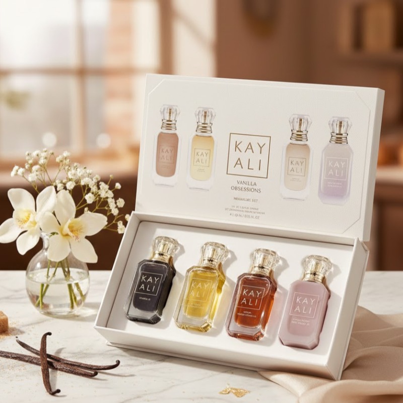 4*10ml KAYALI Set Parfum Unise - Home Fragrance Vanilla Musk ulasan dan harga