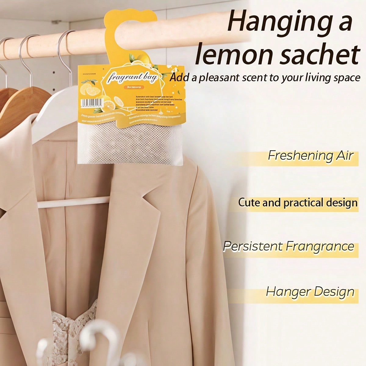 Kantong Pewangi Lemon Gantung, - Home Fragrance Ideas ulasan dan harga