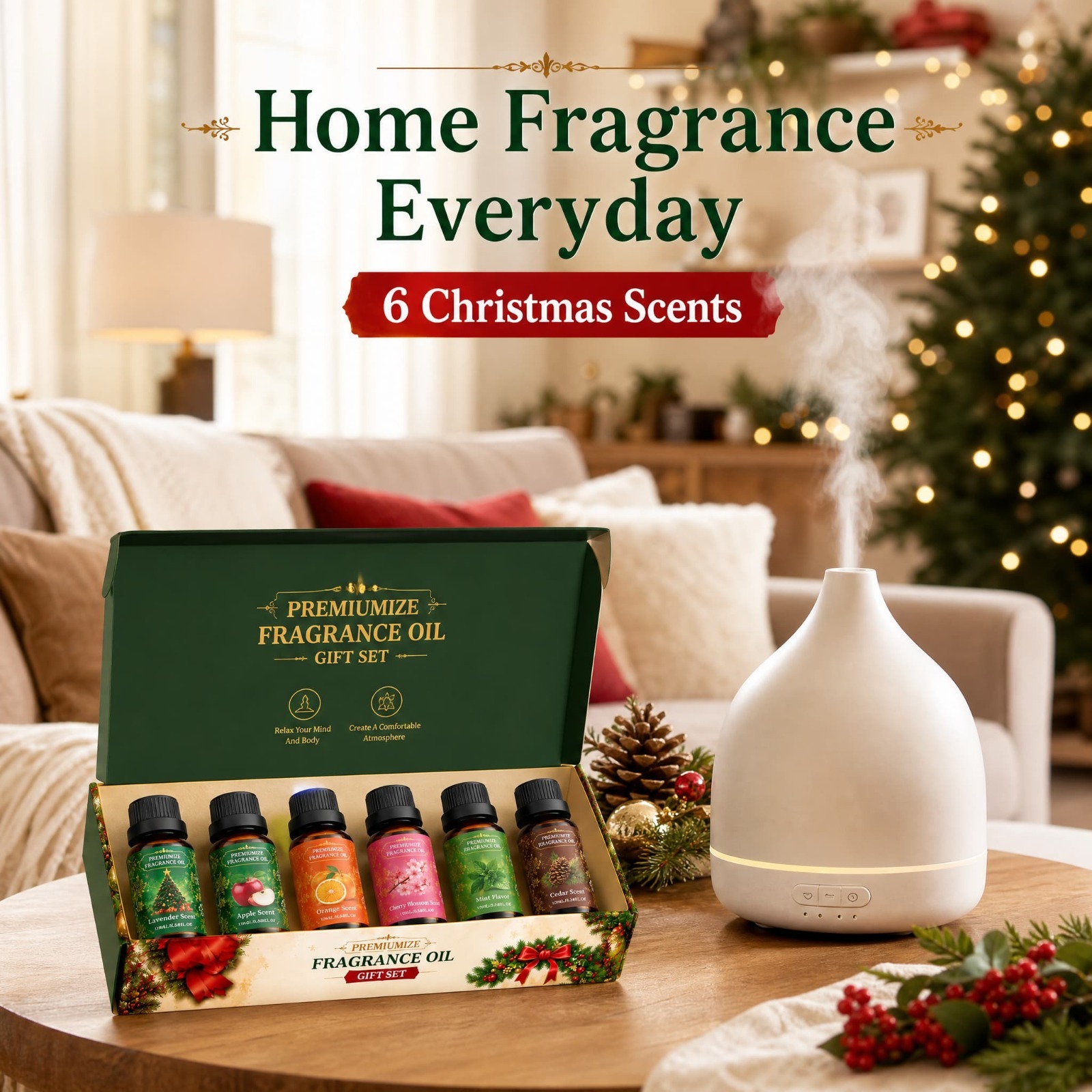 Set Hadiah Minyak Pewangi Nata - Home Fragrance Orange Blossom ulasan dan harga