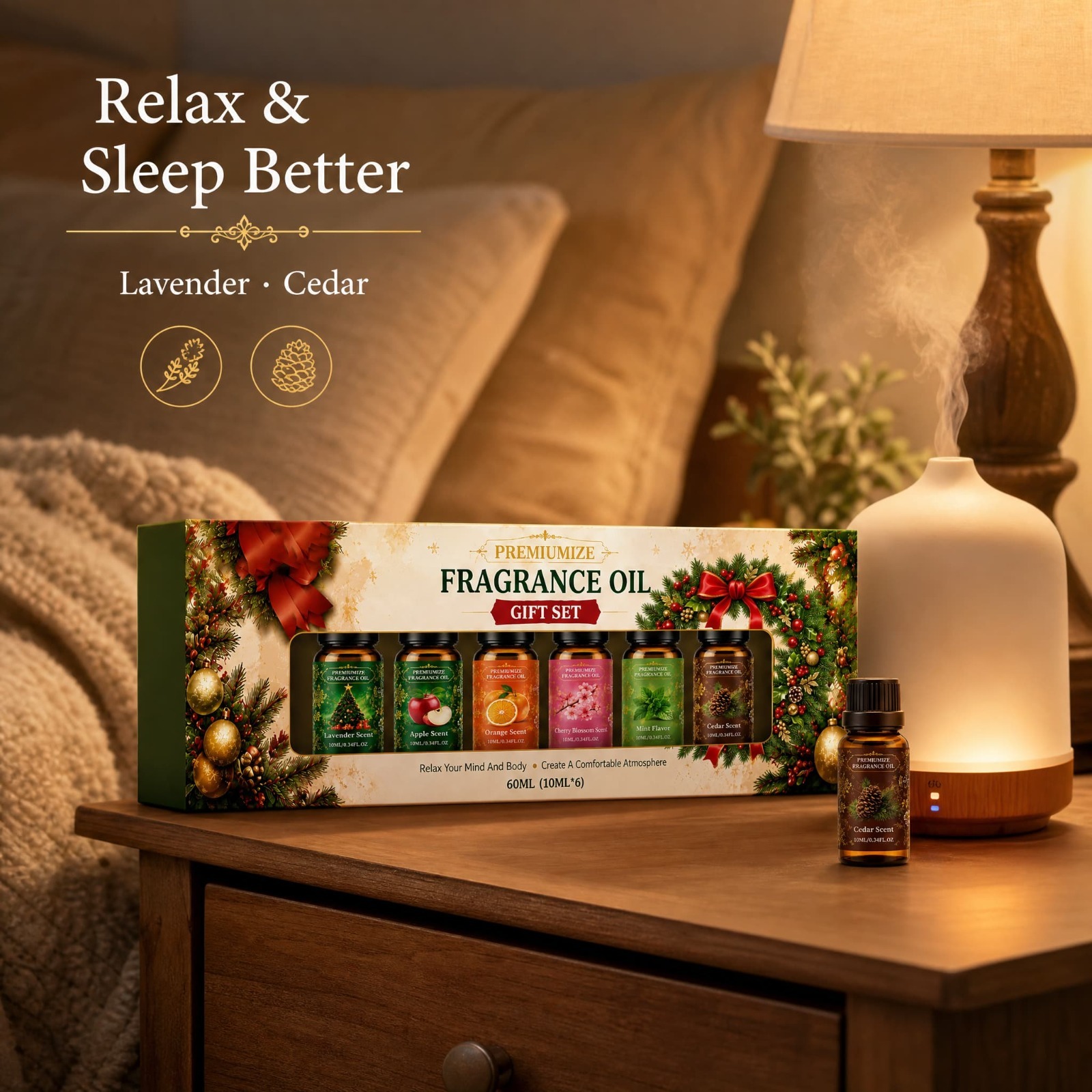 Set Hadiah Minyak Pewangi Nata - Home Fragrance Orange Blossom ulasan dan harga