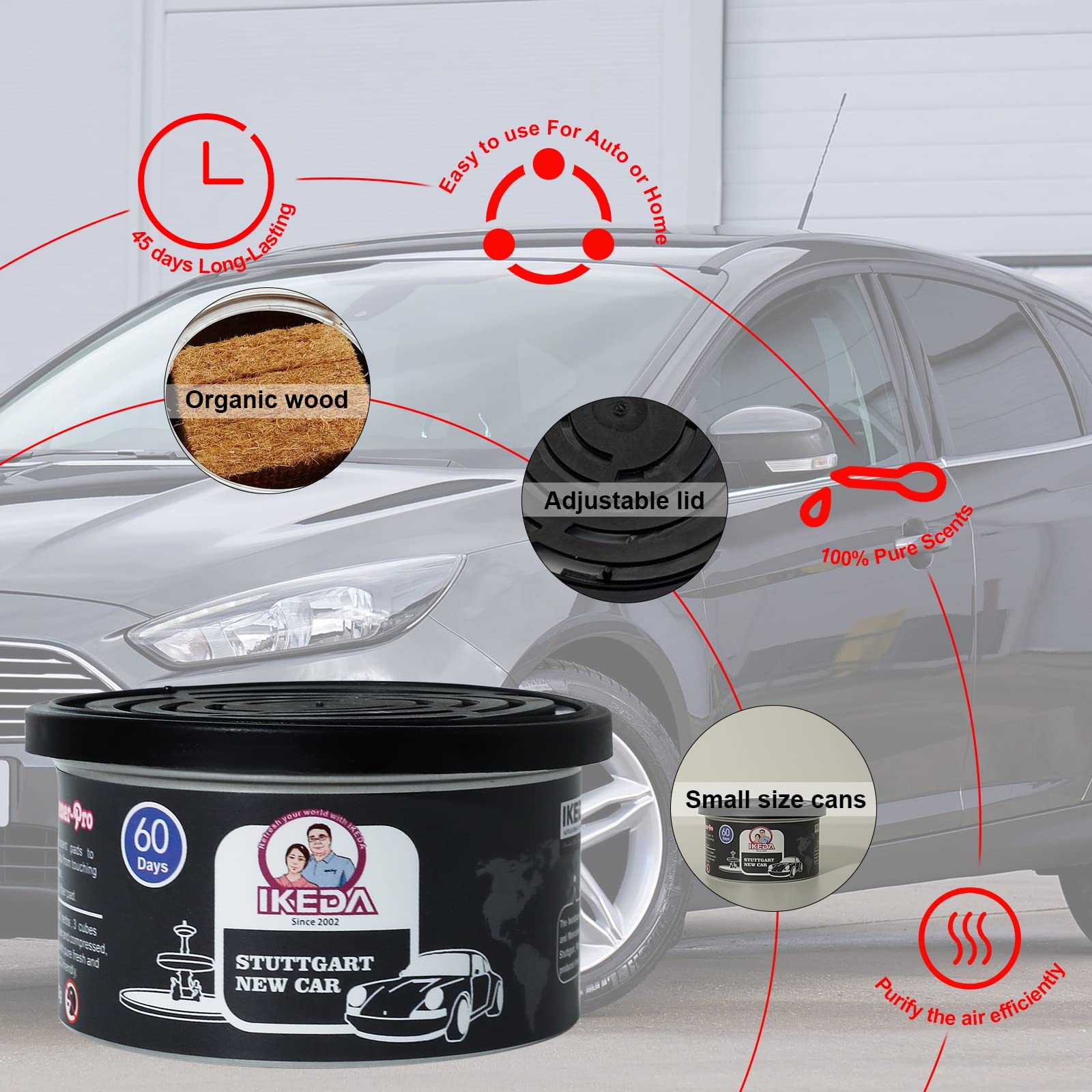 Penyegar udara mobil: Aroma Le - Home Fragrance No 4 ulasan dan harga